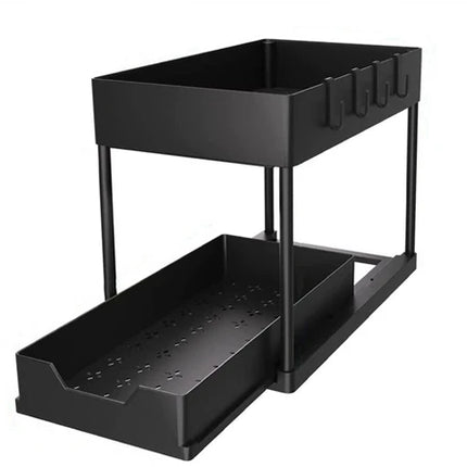 Under Cabinet Storage Organizer - Multi-Purpose Pull-Out Organizer for Kitchen & Bathroom