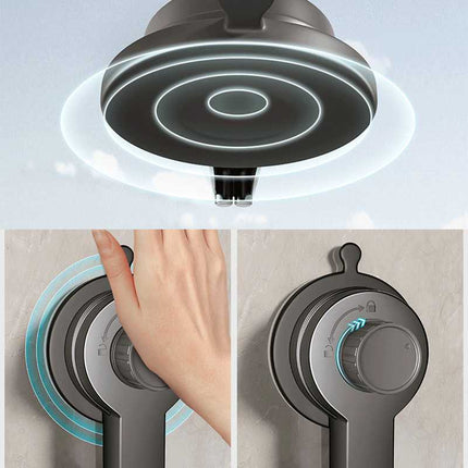 No-Drill Suction Cup Clothes Drying Rack - Folding & Portable