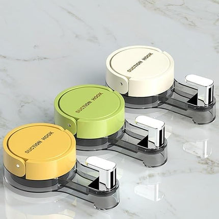 Powerful Suction Cup Hooks - Kitchen & Bathroom Hanging Solution