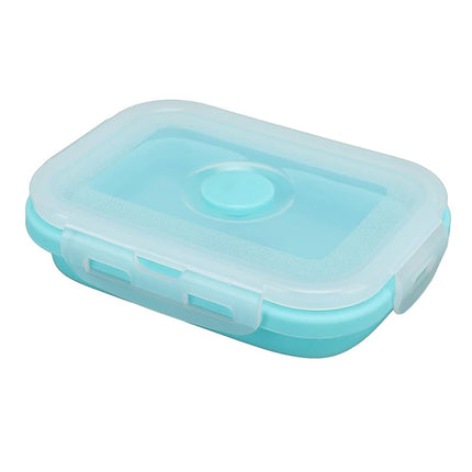 Silicone Lunch Box with Lid - Collapsible and Portable