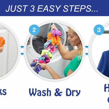 Sock Holder - Sock Organizer for Washing, Drying & Storage