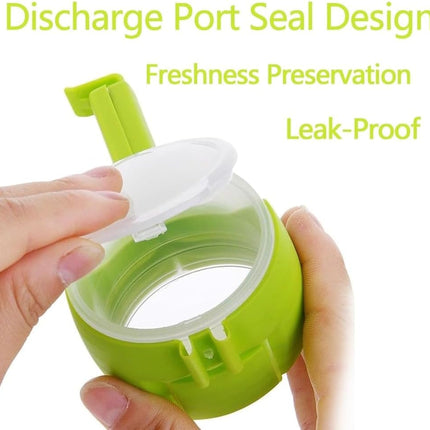 Food Storage Bag Clips with Pour Spout – Reusable Cap Sealers