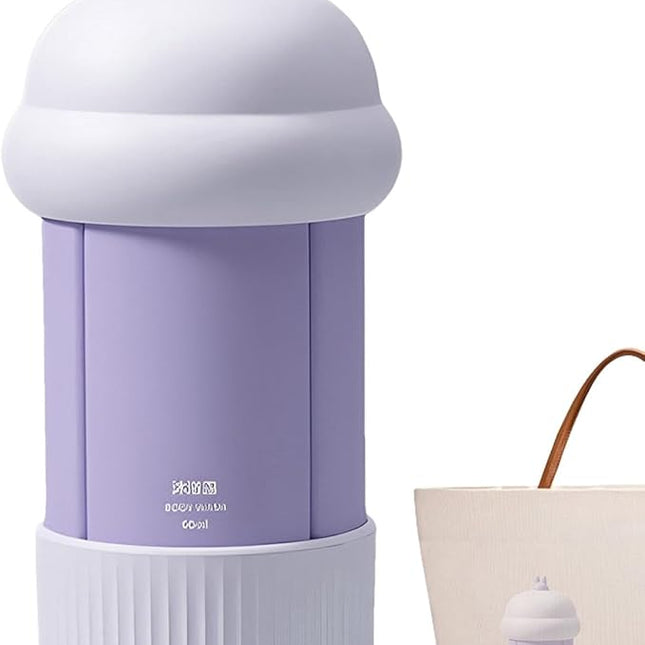 Refillable Travel Containers - 4-Piece Cosmetic Toiletries Set