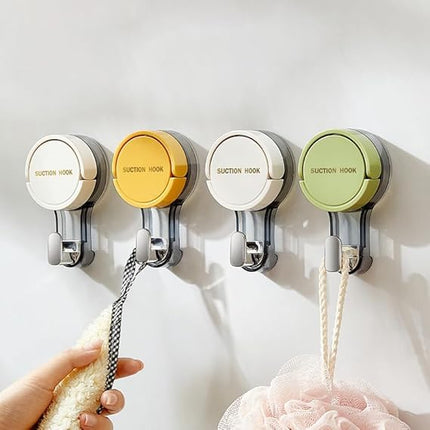 Powerful Suction Cup Hooks - Kitchen & Bathroom Hanging Solution
