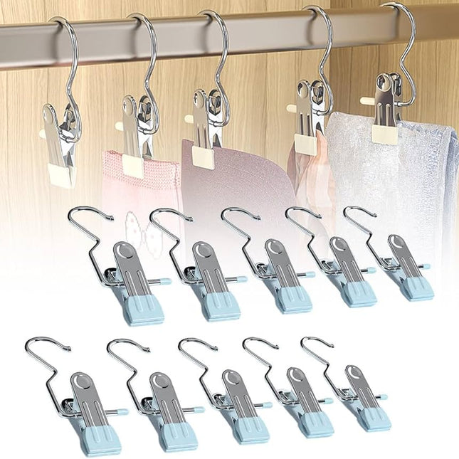 Multi-Purpose Seamless Clothing Clip Hooks – Strong Metal Clips