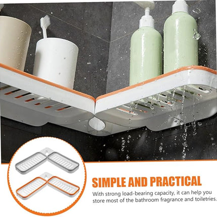 Wall Mounted Toiletry Shelf - Easy Installation No Drill Required