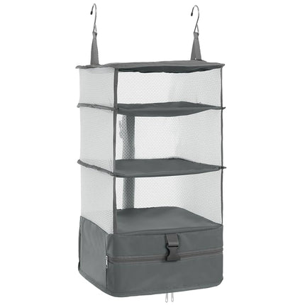 Portable Hanging Travel Shelves - Large Capacity Packing Cube Organizer