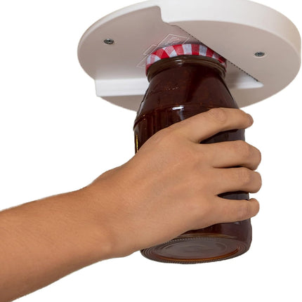 Easy Grip Under Cabinet Jar Lid & Bottle Opener - Arthritis Friendly