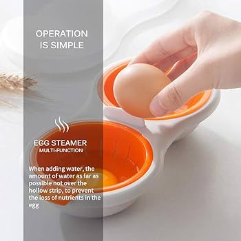 Microwave Egg Poacher - Double Layer Egg Cooker