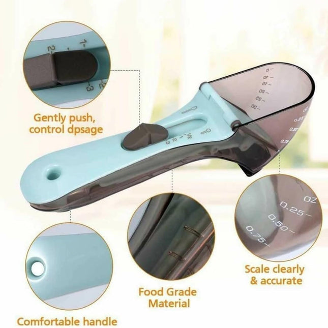 Kitchen Measuring Spoon - Eco-Friendly, Adjustable, and Precise for Coffee and Seasonings