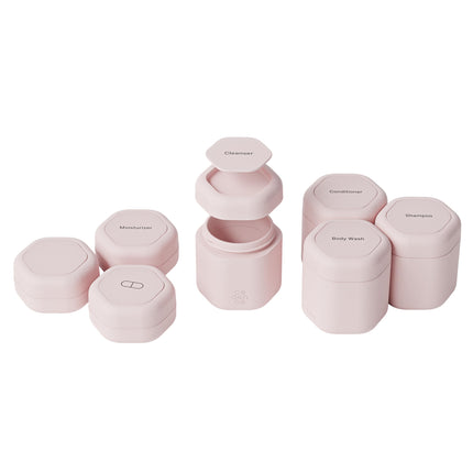 Daily Routine Capsule Set - Magnetic Containers with Lids
