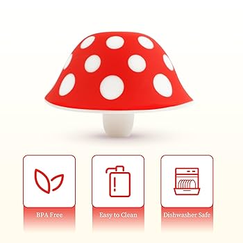 Mushroom Design Funnel - Silicone & Foldable