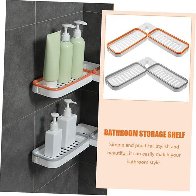 Wall Mounted Toiletry Shelf - Easy Installation No Drill Required