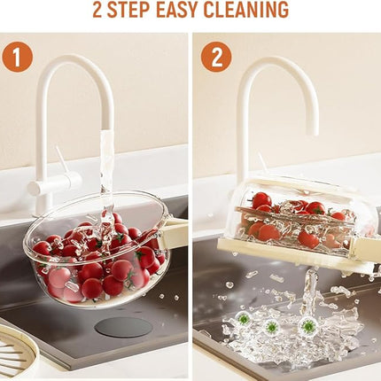 Collapsible Multifunctional Fruit Storage & Drainable Wash Container