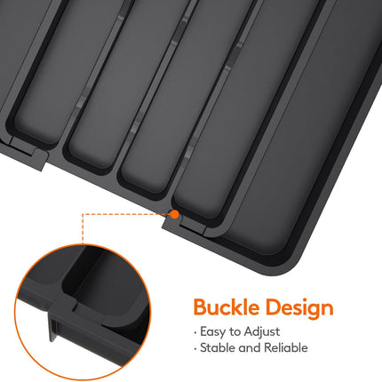 Expandable Drawer Utensil Tray - Silverware & Flatware Organizer