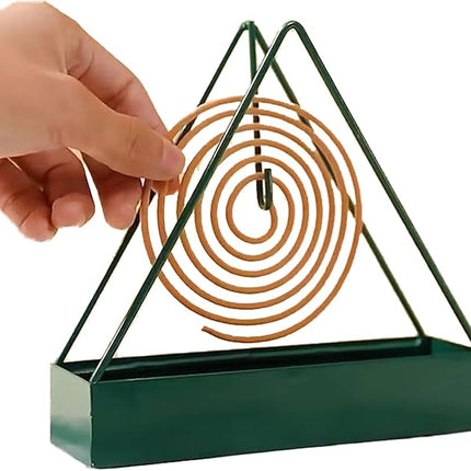 Fireproof Metal Mosquito Coil Holder - Portable & Stylish Design (Pack of 2)