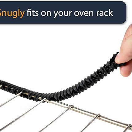 Oven Rack Silicone Shields - Protect Against Burns