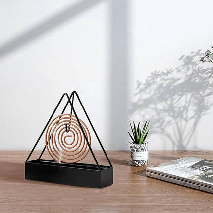 Fireproof Metal Mosquito Coil Holder - Portable & Stylish Design (Pack of 2)