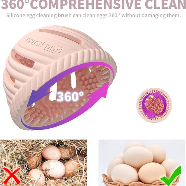 Egg Washing Brush – Reusable Small Cleaning Tool for Fast, Easy Egg Cleaning