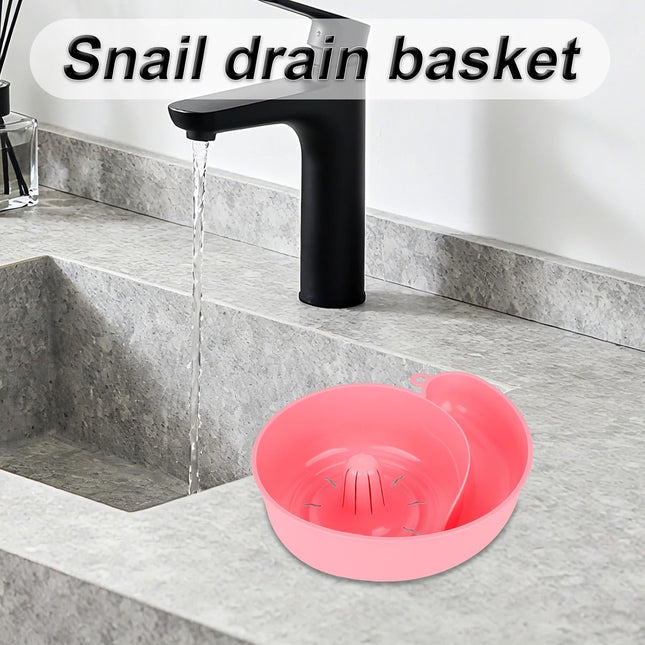 Elegant Snail Colander - Kitchen Strainer & Drain Basket
