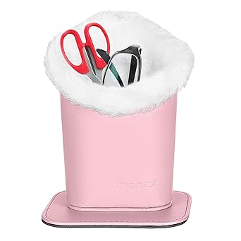 Plush Leather Glasses Holder - Protective Eyeglass Stand