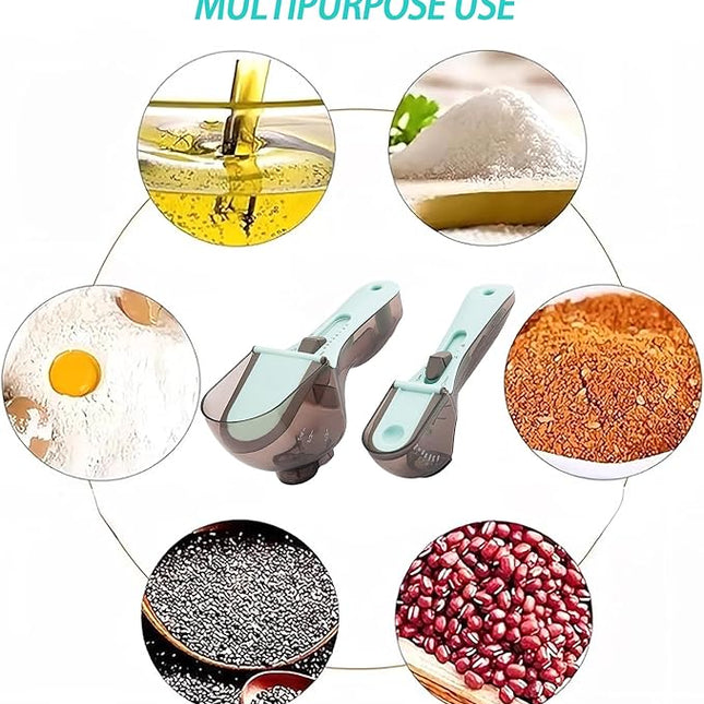 Kitchen Measuring Spoon - Eco-Friendly, Adjustable, and Precise for Coffee and Seasonings