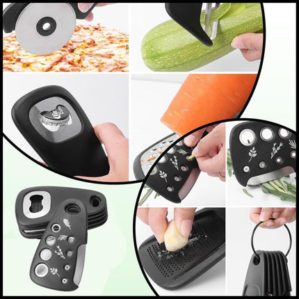 Kitchen Multi-Tool Set - 6 Functions in 1 for Easy Food Preparation