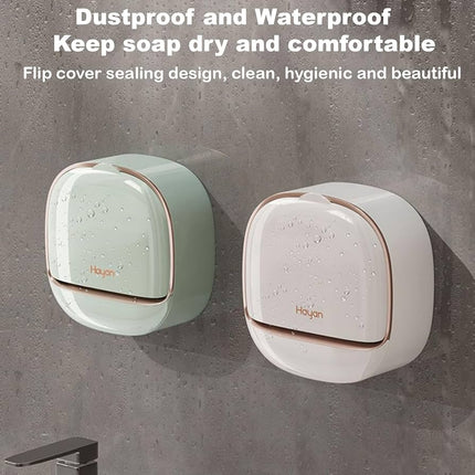 Bathroom Soap Holder - Wall-Mounted with Drainage