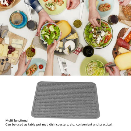 Multifunctional Silicone Dish Drying Mat - Kitchen Essential