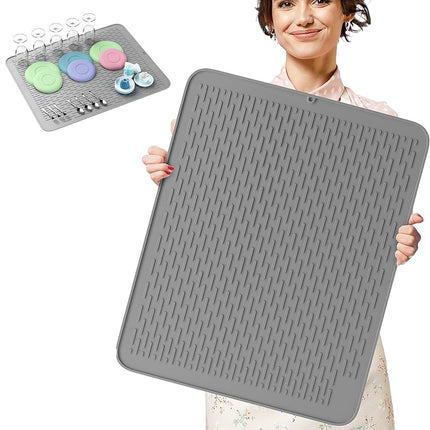Multifunctional Silicone Dish Drying Mat - Kitchen Essential