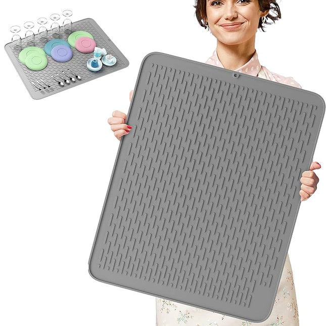 Multifunctional Silicone Dish Drying Mat - Kitchen Essential