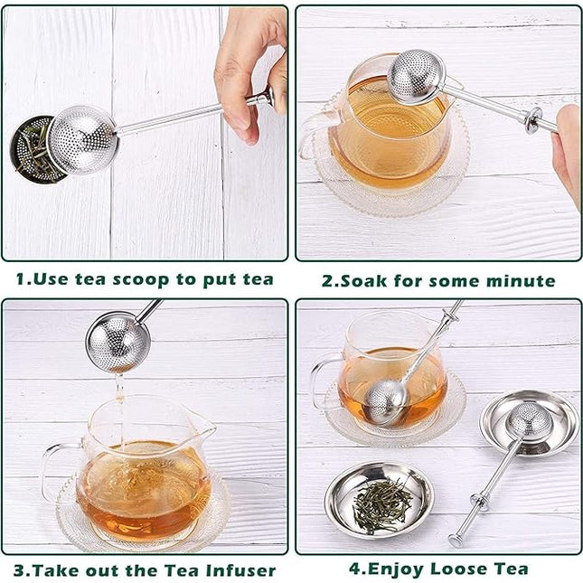Easy Tea Infuser - Twisting Tea Ball for Loose Leaf Tea Lovers