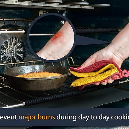 Oven Rack Silicone Shields - Protect Against Burns