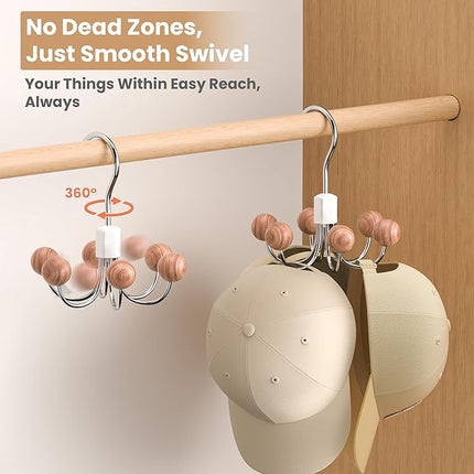 Organize & Freshen Your Closet - 360° Swivel Hangers with Cedar