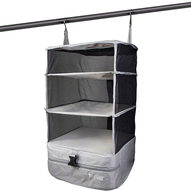 Portable Hanging Travel Shelves - Large Capacity Packing Cube Organizer