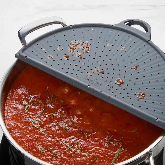 Silicone Foldable Splatter Screen for Frying Pans (10-12")