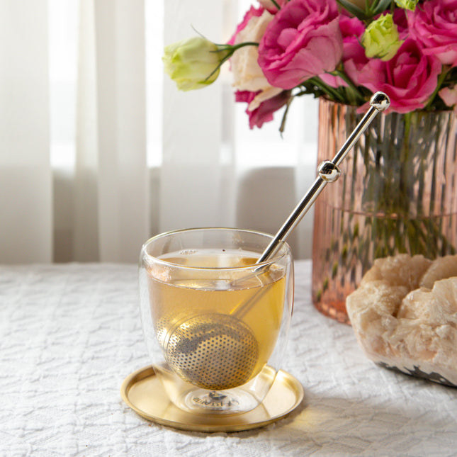 Easy Tea Infuser - Twisting Tea Ball for Loose Leaf Tea Lovers