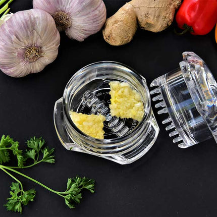 Effortless Garlic Prep - 4th Gen Glass Garlic Twister