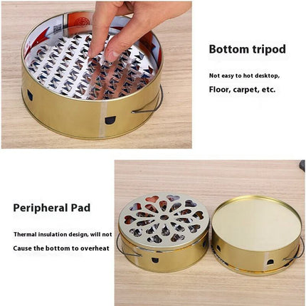 Mosquito Coil Stand with Handle for Outdoor & Indoor Use