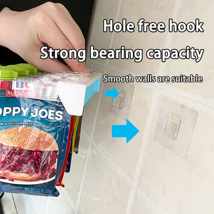 Nail-Free Spice Organizer - Wall-Mounted & Rotating