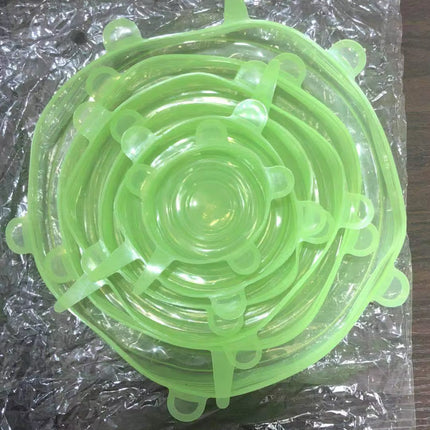 Stretchable Food Wrap - Reusable & Airtight Silicone Covers for Bowls