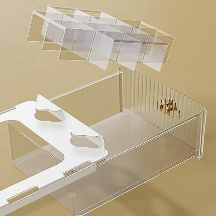 Hanging Storage Box - Wall-Mount, Space-Saver Transparent Drawer