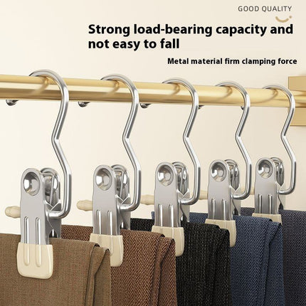Multi-Purpose Seamless Clothing Clip Hooks – Strong Metal Clips