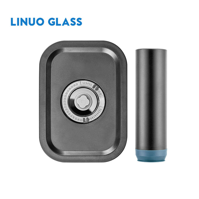 Airtight Glass Food Container with Vacuum Pump - Keeps Food Fresh Longer