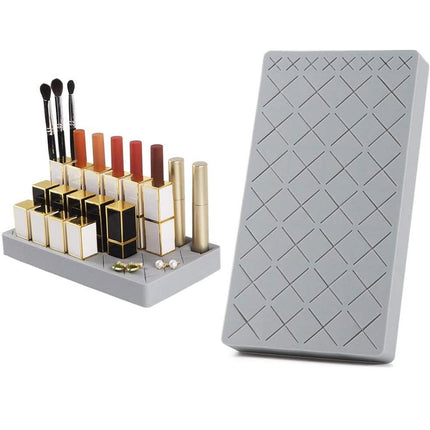 Silicone Lipstick Holder Cosmetic Organizer - Lipstick Holder Makeup Display Case