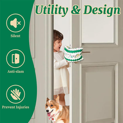 Door Quiet Cushion - Silencer for Nursery, Baby, & Kids Rooms