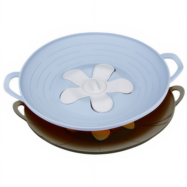 Silicone Lid for Cooking -Anti-Splatter and Overflow Protection