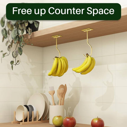 Space-Saving Banana Holder - Magnetic Foldable Design