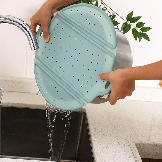 Silicone Foldable Splatter Screen for Frying Pans (10-12")