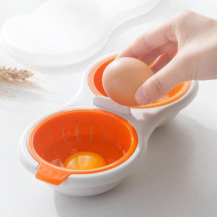 Microwave Egg Poacher - Double Layer Egg Cooker